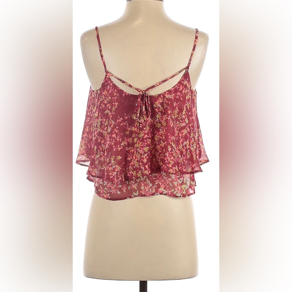 Express Floral spaghetti strap layered top. - Picture 7 of 7